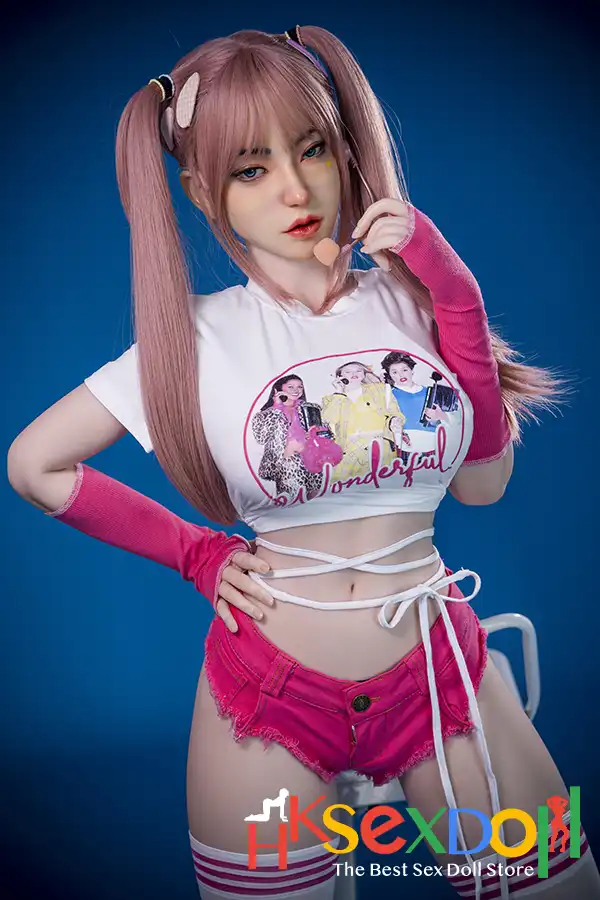 Hina 164cm anime sex doll pink twintails