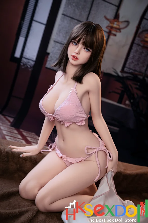 petite sex doll pink lace bikini dark hair thong bottoms white