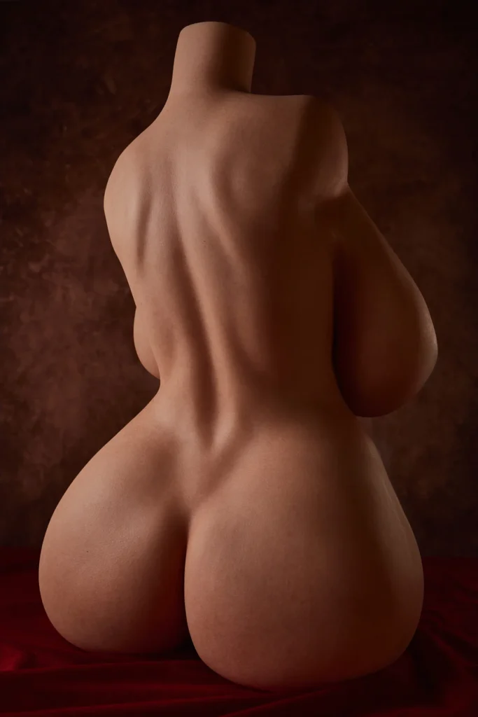 58cm F Cup Silicone BBW Torso Sex Doll with Big Boobs – ULW PW-U58 - real-life ambient light view