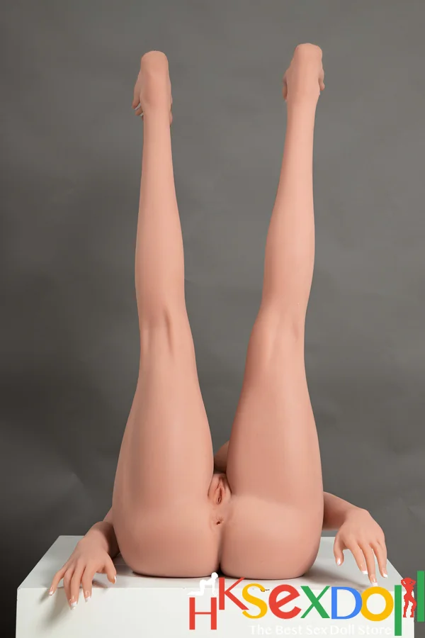 busty blonde sex doll real photo blonde hair full body studio shot